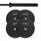 ZESTAW 60KG OBCIĄŻENIE OLIMPIJSKIE BUMPER + GRYF - HRD System