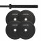 ZESTAW 70KG OBCIĄŻENIE OLIMPIJSKIE BUMPER + GRYF - HRD System
