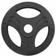 Obciążenie olimpijskie żeliwne 20 kg ⌀51,5 mm FastGrip - Beltor