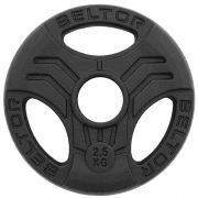 Obciążenie olimpijskie żeliwne 2,5 kg ⌀51,5 mm FastGrip - Beltor