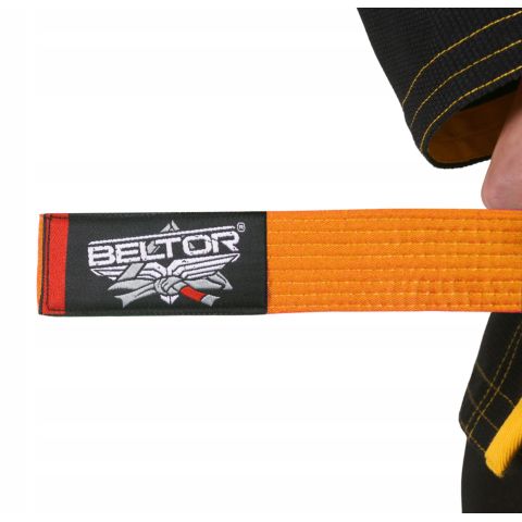 Pomarańczowy pas do kimona BJJ GI dla dzieci M3 - Beltor